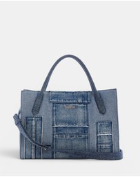 GUESS - Jodi Utility Denim Tote Bag