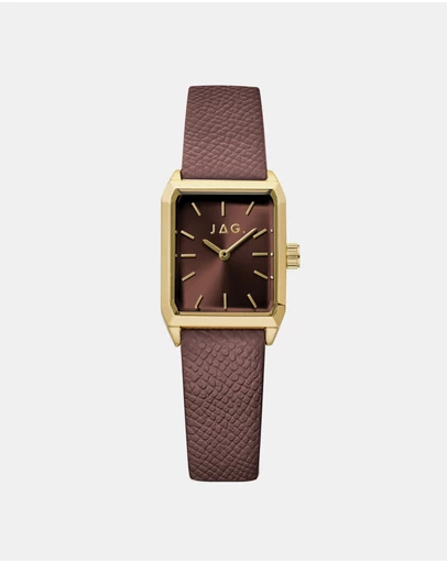 Jag - Sorrento Womens Brown Dial 24mm Brown Watch