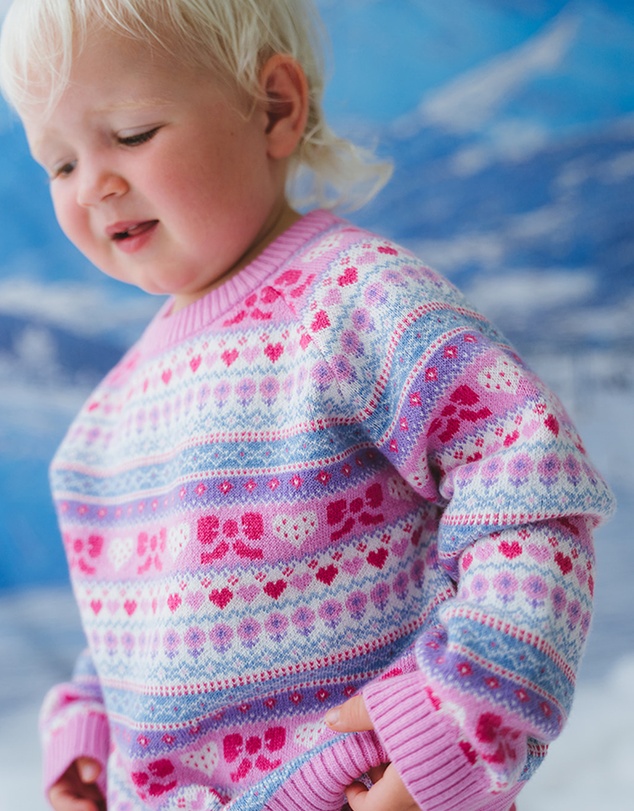 Huxbaby - Apres Ski Fairisle Pullover - ICONIC EXCLUSIVE - Babies-Kids