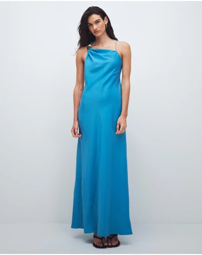 TOPSHOP - Nana Beaded Neck Maxi Dress