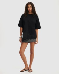 Cotton On - Satin Layered T-Shirt