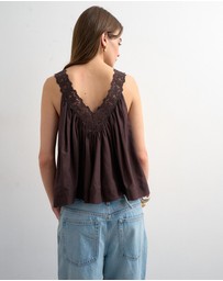 TOPSHOP - Sophie Deep V Top