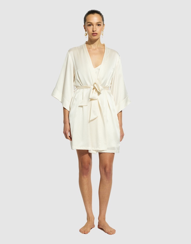 GINIA - Silk Wrap Gown