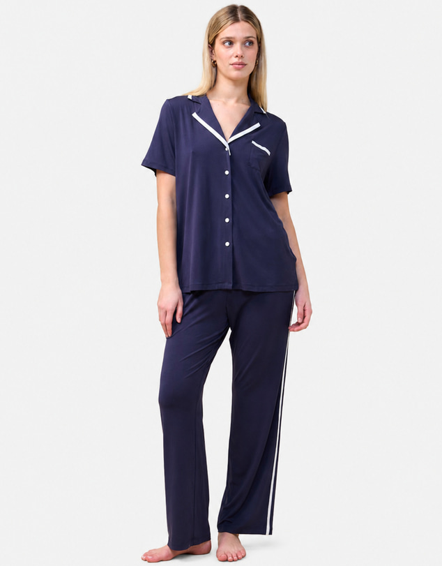 Gingerlilly - Vanessa Bamboo Long Pant PJ Set