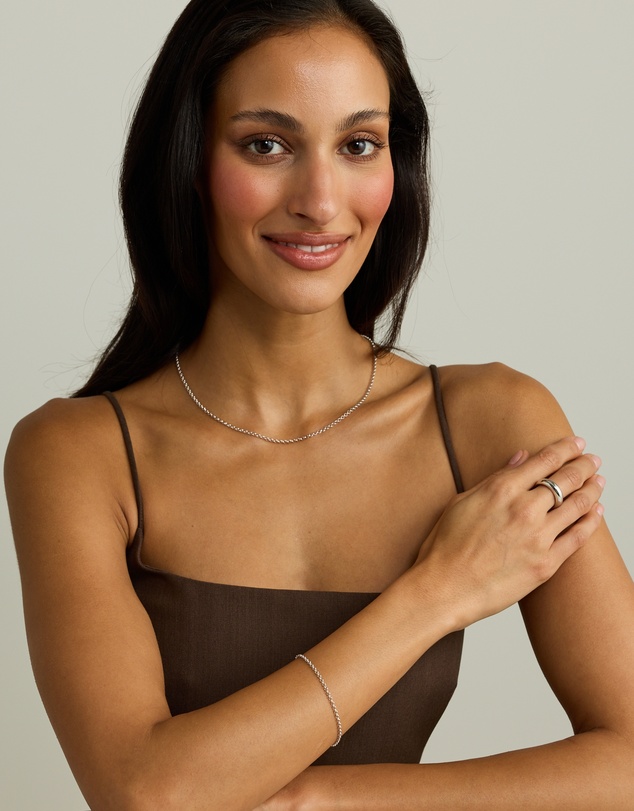 Michael Hill - Oval Belcher Bracelet in Sterling Silver