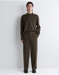 COS - Knitted Wool Straight-Leg Trousers