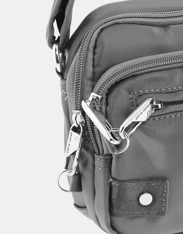 Pierre Cardin - Pierre Cardin Nylon Anti-Theft Cross Body Bag