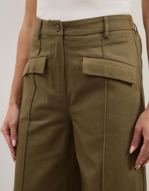 Atmos&Here - Laura Cotton Twill Pants