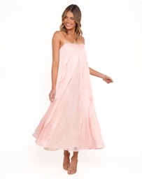 Petal & Pup - Halsey Midi Dress - Pink