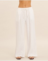 AERE - Marlow Linen Relaxed Pants