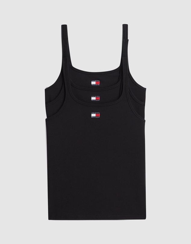 Tommy Hilfiger - 3 Pack Heritage Logo Lounge Tank Tops
