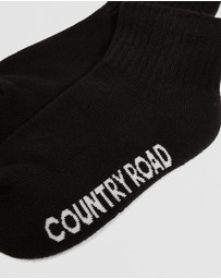 Country Road - Quarter Crew Sock Pack Of 3