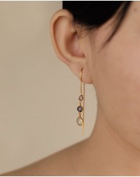 Meshca - Lily threader earrings