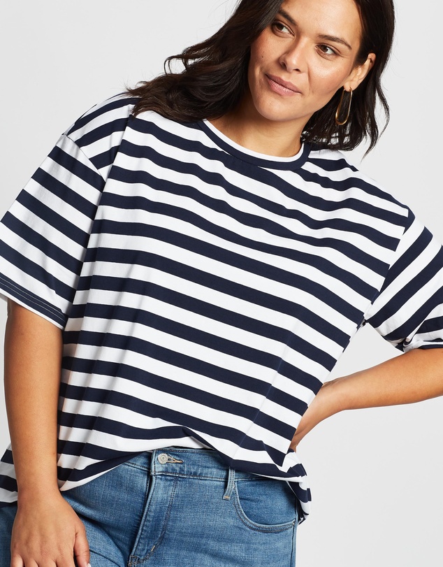 Atmos&Here Curvy - Harry Boyfriend Tee