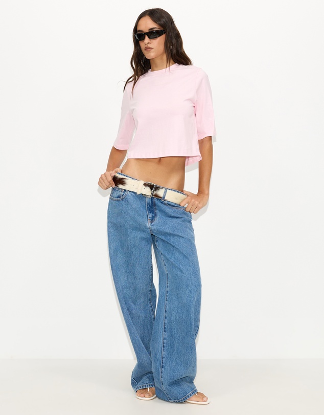 Dazie - Sandy Cropped Boxy T-Shirt