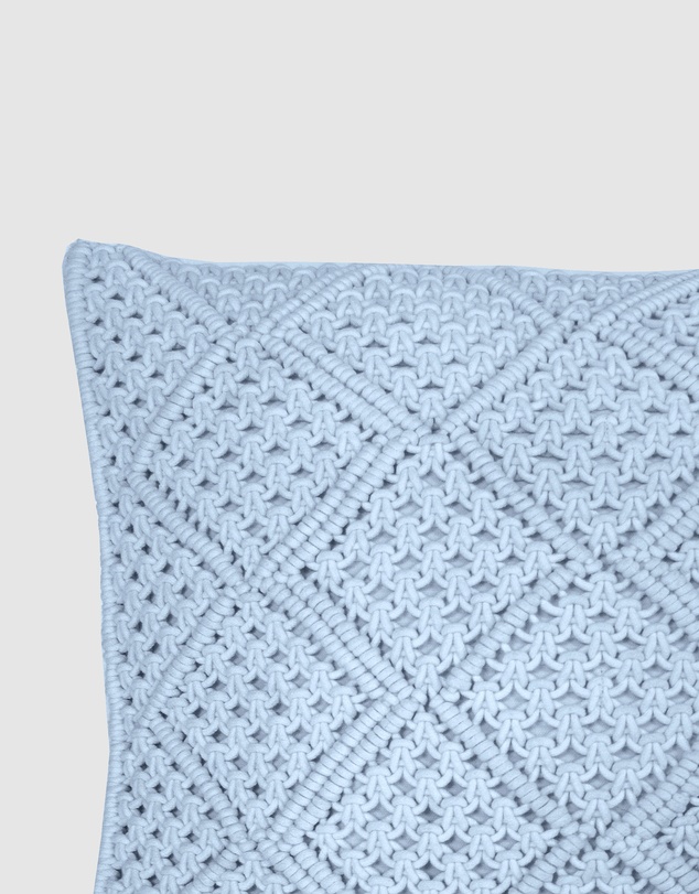 Bambury - Anka Square Cushion Blue