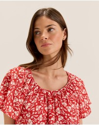 Review - St Lucia Floral Blouse