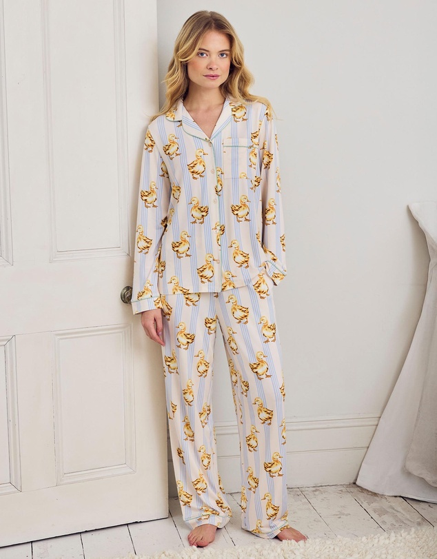Chelsea Peers - Fluffy Duck Long Pyjama Set