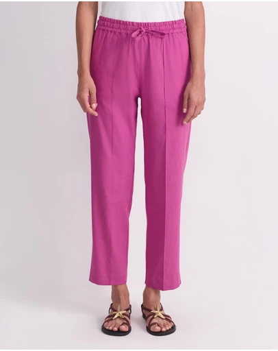 Sportscraft - Rosa Tapered Linen Pant