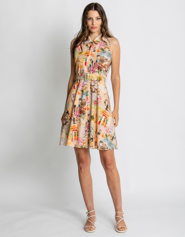KACHEL - Amelia Mini Shirt Dress