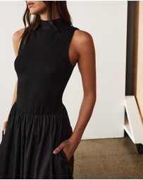 Atmos&Here - Annie Contrast Midi Dress