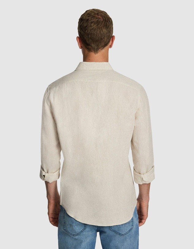 yd. - West Hampton Pure Linen Shirt