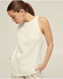 Oxford - Elouise Linen Top