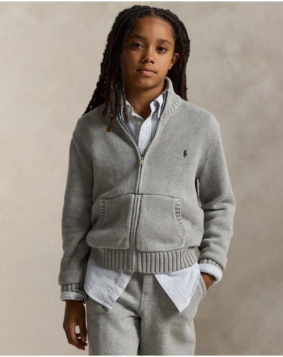 Polo Ralph Lauren - Cotton Full-Zip Sweater - Teens