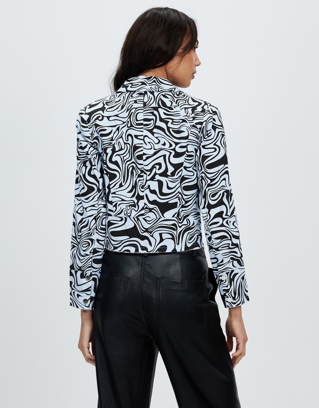 Honey and Beau - In the Groove Crop Jacket