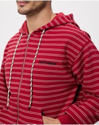 No Problemo - Mini Problemo Stripe Zip Hoodie