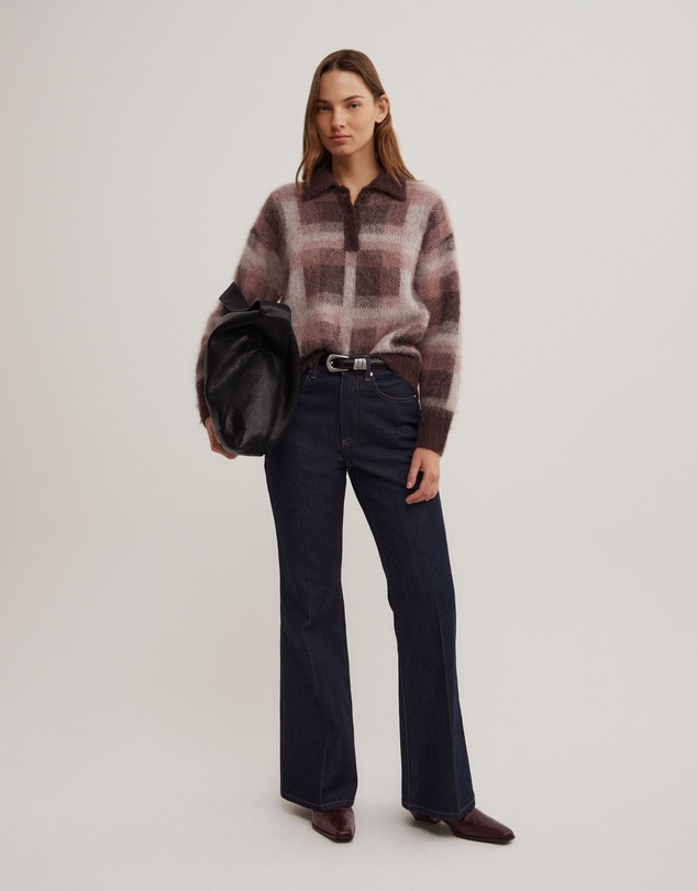 Witchery - Check Polo Knit