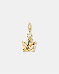 THOMAS SABO - Yellow-Gold Plated Wish Upon A Star Letter Charm