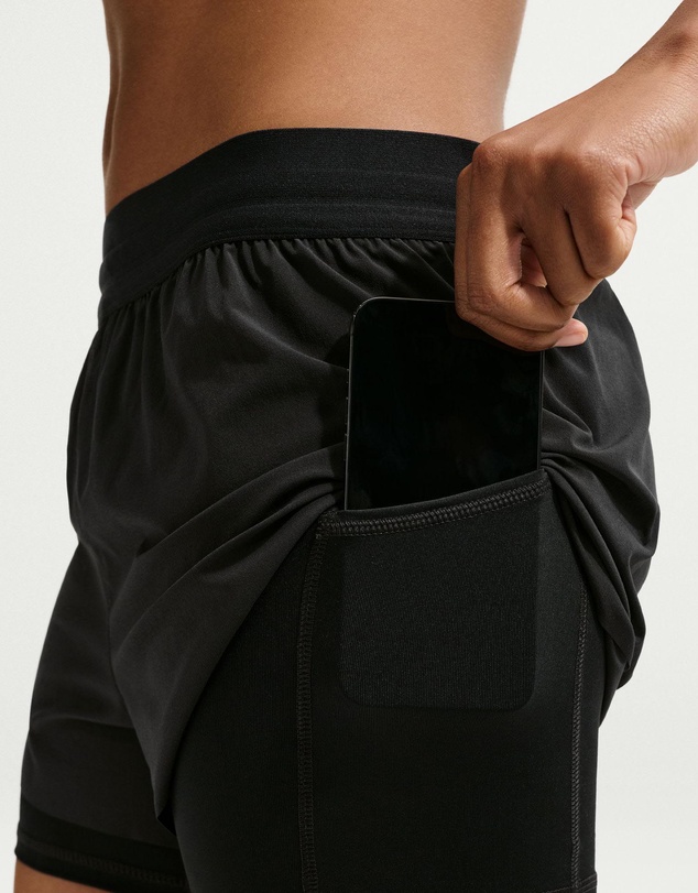 Nike - Swift Dri-FIT Mid-Rise 2-in-1 Running Shorts