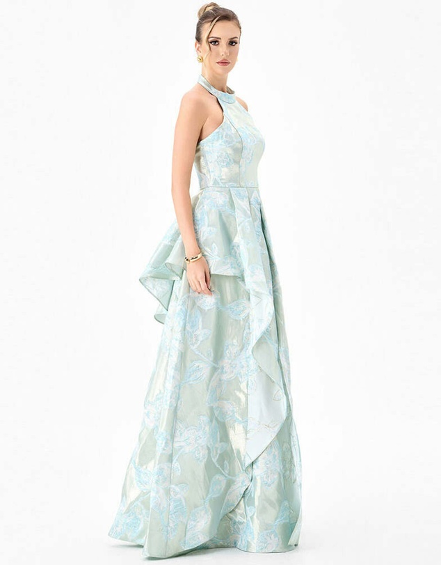 Bariano - Atila High Neck Gown