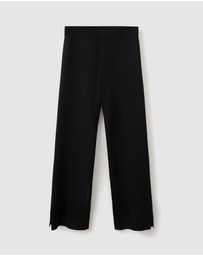 M.N.G - Straight Trousers With Openings