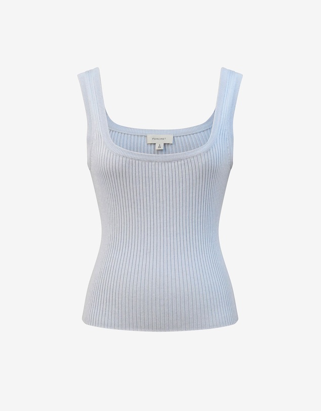 Forcast - Ella Square Neck Rib Knit
