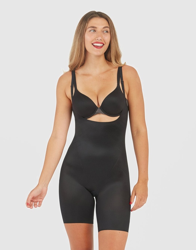 Spanx - SPANXshape™ Invisible Open-Bust Mid-Thigh Bodysuit