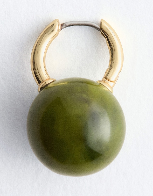 & Other Stories - Sphere Bead Hoop Earrings