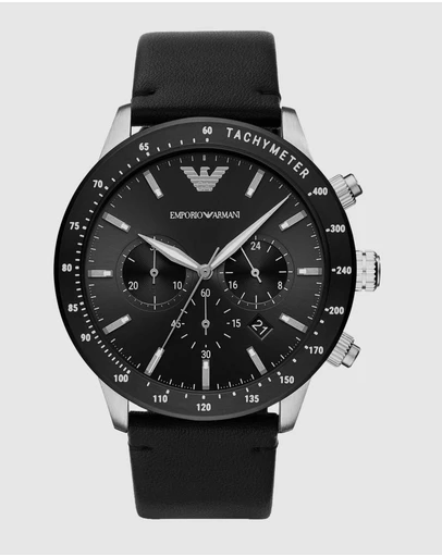 Emporio Armani - Black Chronograph Watch