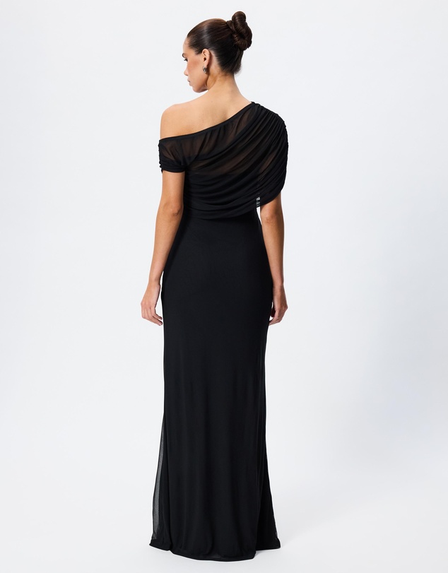 Tussah - Eleanor Mesh Off The Shoulder Maxi Dress