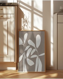Olive et Oriel - Muted Petals No 4 by Shatha Al Dafai Art Print