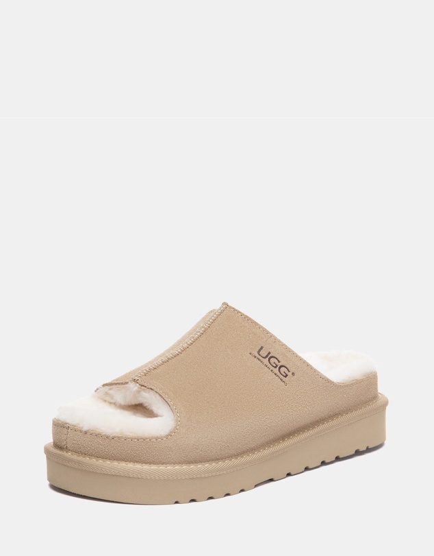 EVERAU - Australian Shepherd Ugg Colven Cow Suede Upper Loafer Oxfords Flats