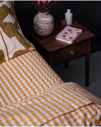 Mosey Me - Mango Seersucker Fitted Sheet