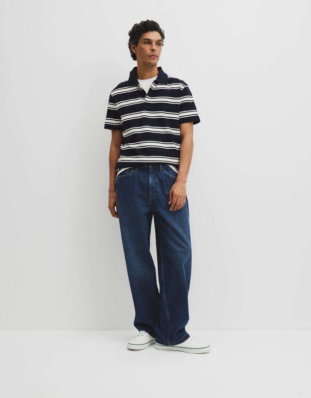 Country Road - Australian Cotton Stripe Pique Polo
