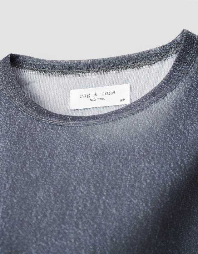 rag & bone - rb Miramar Mesh Long Sleeve Tee