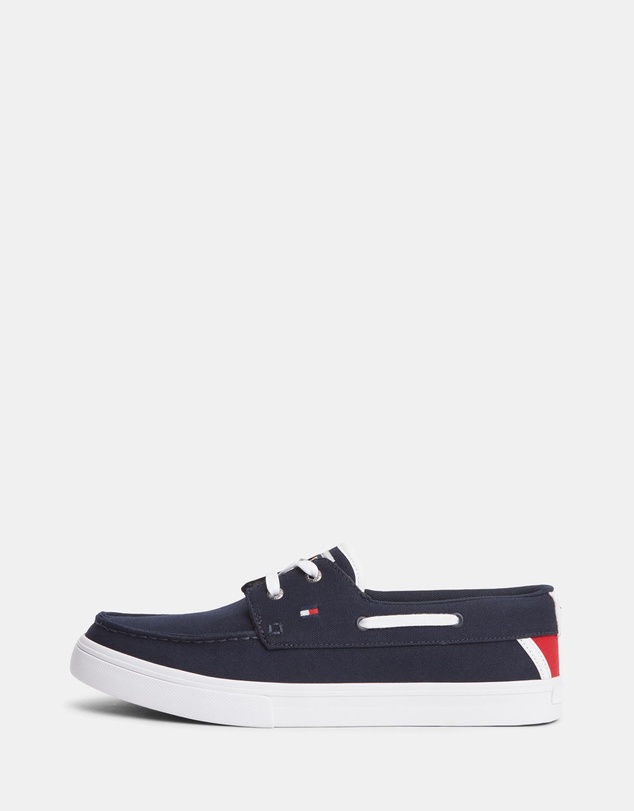 Tommy Hilfiger - Vulcanised Core Canvas Boat Sneakers - Men's