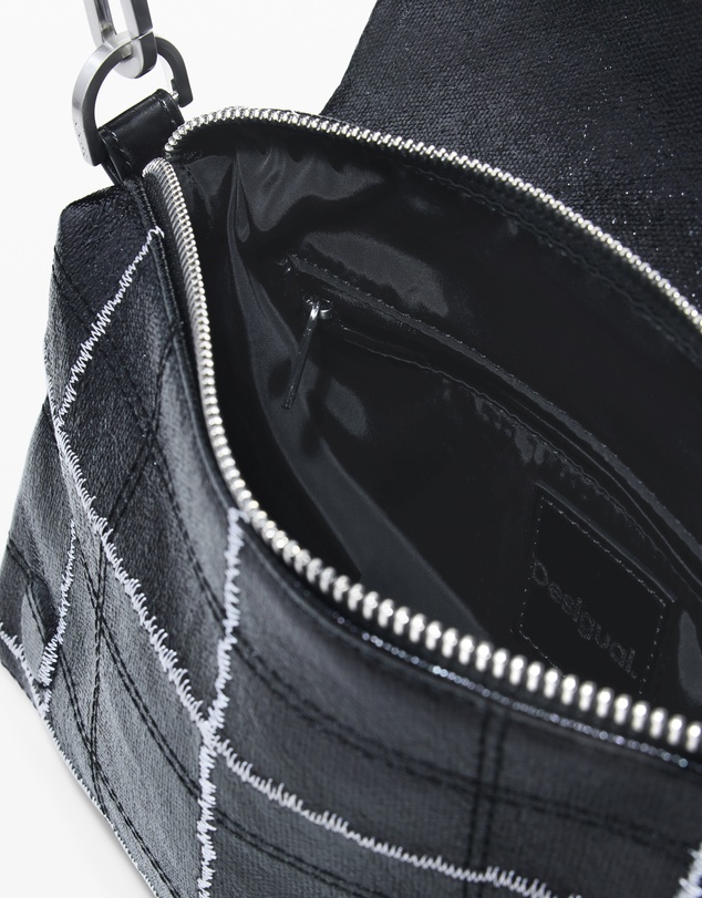 Desigual - Medium shiny crossbody bag