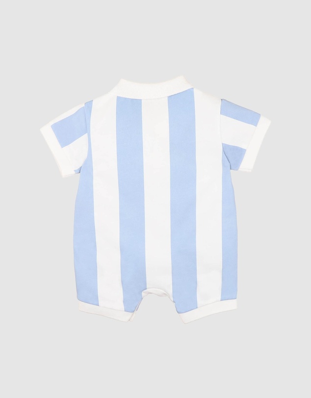 Bebe by Minihaha - Max Wide Stripe Rugby Romper - Babies