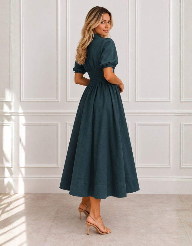 Esther & Co - Neriessa Dress - Shadow Pines