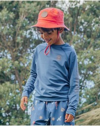 Crywolf - LONG SLEEVE RASH VEST Navy